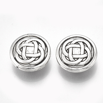 Tibetan Style Alloy Shank Buttons LS-X-TIBE-31215-060AS-RS-1