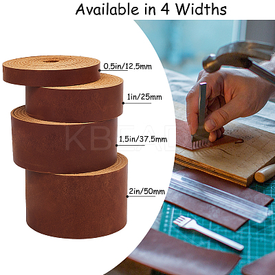 1.6M Flat AB Grade Cowhide Leather Cord AJEW-WH0007-59D-05-1