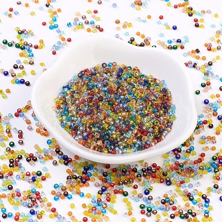 12/0 Grade A Round Glass Seed Beads SEED-MSMC002-06-1