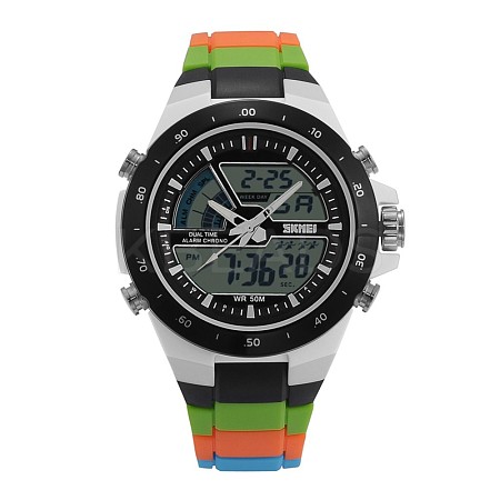 High Quality Men's Alloy Plastic Sport Digital Wristwatches WACH-E016-03C-1