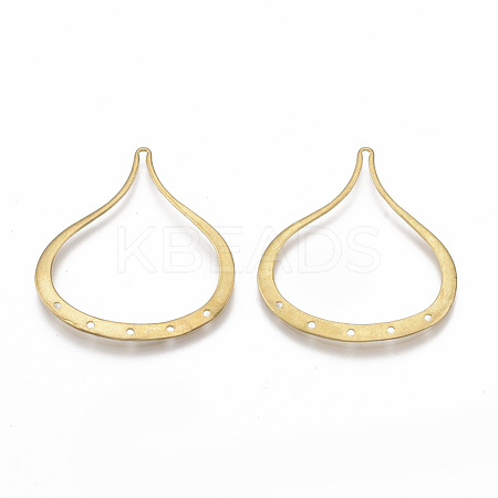 Brass Filigree Joiners Links KK-S349-159-NF-1