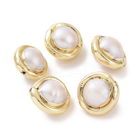 Natural Baroque Pearl Keshi Pearl Beads PEAR-F010-04G-1