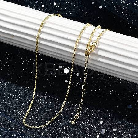 Rack Plating Brass Satellite Chain Necklaces for Women LS-NJEW-H049-01G-1