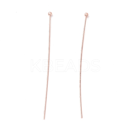 Brass Ball Head Pins KK-WH0058-02D-RG-1