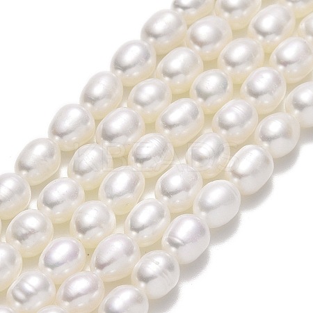 Natural Cultured Freshwater Pearl Beads Strands PEAR-J006-17E-01-1