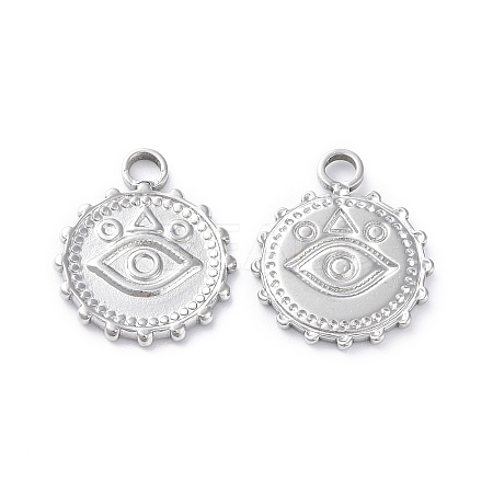 Tarnish Resistant 304 Stainless Steel Pendant Cabochon Settings STAS-P324-36P-1