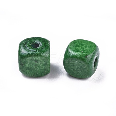 Dyed Natural Wood Beads WOOD-S617-7-LF-1