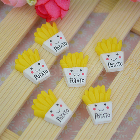 Opaque Resin Imitation Food Decoden Cabochons SMFA-PW0001-67-1