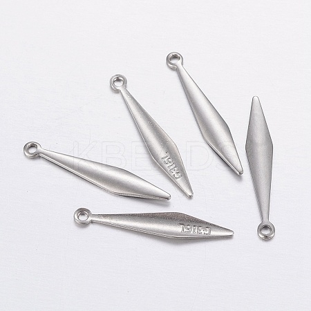 Non-Tarnish 316 Surgical Stainless Steel Pendants X-STAS-P198-04-1