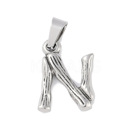 Non-Tarnish 304 Stainless Steel Pendants STAS-F235-01P-N-1