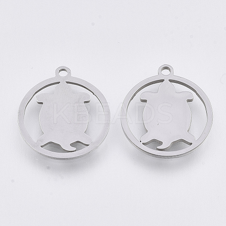 Non-Tarnish 201 Stainless Steel Pendants LS-STAS-T044-88P-1