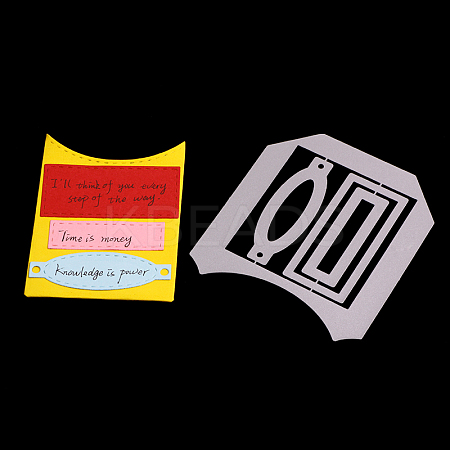 Sticky Note Frame Carbon Steel Cutting Dies Stencils LS-DIY-F032-07-1