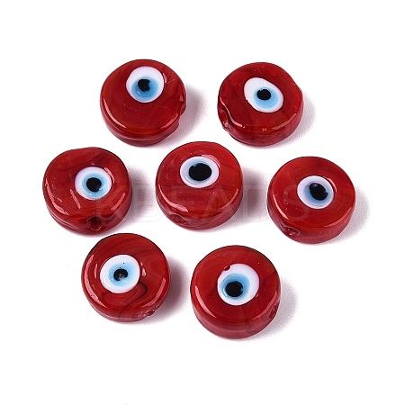 Handmade Evil Eye Lampwork Beads LAMP-N040-01E-1