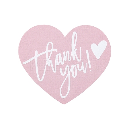 20Pcs Coated Paper Thank You Greeting Card DIY-YW0012-24C-1