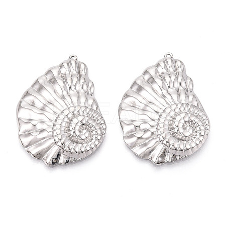 304 Stainless Steel Pendants STAS-T065-36P-1