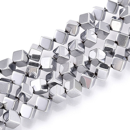 Electroplated Synthetic Non-magnetic Hematite Beads Strands G-T139-62A-1