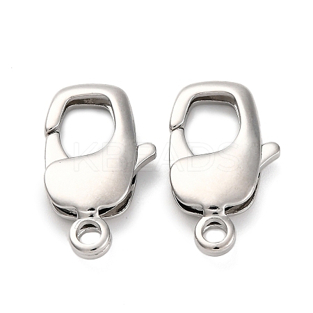 Brass Lobster Claw Clasps KK-H513-01B-P-1
