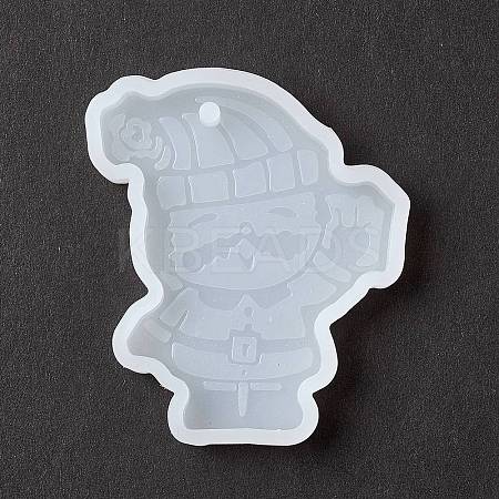 Christmas Theme DIY Santa Claus Pendant Silicone Statue Molds LS-DIY-K054-12-1