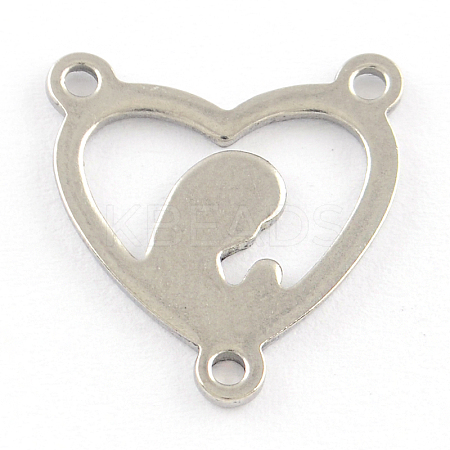 Tarnish Resistant 201 Stainless Steel Chandelier Component Links STAS-R064-36-1