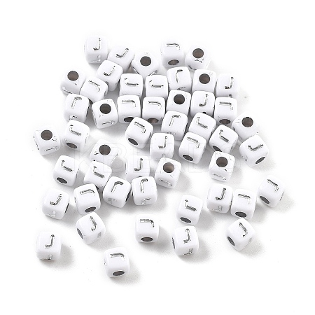 Opaque Acrylic Beads OACR-D282-06J-1
