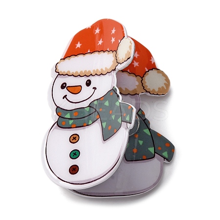 Christmas Claw Plastic Claw Hair Clips LS-PHAR-K006-01C-1