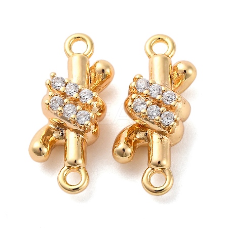 Brass Rhinestone Pendants KK-E793-21G-1