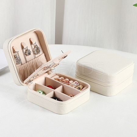 Sqaure PU Leather Jewelry Box PAAG-PW0012-07C-1