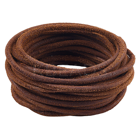 5M DIY Frosted Cowhide Leather Cord OCOR-GF0004-97C-04-1