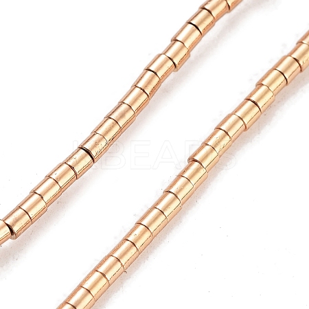 Synthetic Non-magnetic Hematite Beads Strands G-P545-M01-01C-1