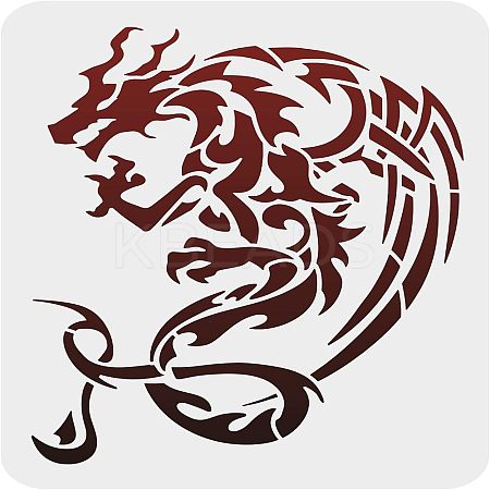 Plastic Reusable Drawing Painting Stencils Templates DIY-WH0202-347-1