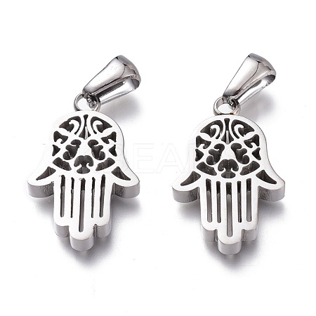 Tarnish Resistant 304 Stainless Steel Pendants STAS-Z006-03P-1