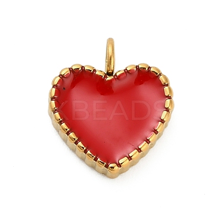 304 Stainless Steel Enamel Charms LS-STAS-F331-01A-G-1