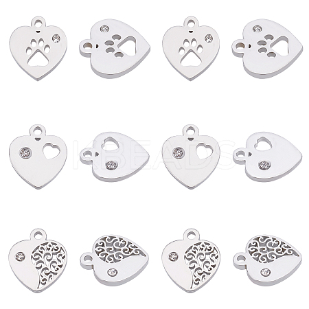 304 Stainless Steel Charms STAS-UN0009-73P-1