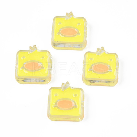 Transparent Acrylic Beads ACRC-S039-09C-1