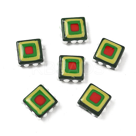 Baking Paint Glass Enamel Beads LAMP-S079-14G-1
