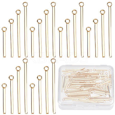 60Pcs 4 Style 304 Stainless Steel Pendants STAS-SC0003-94-1