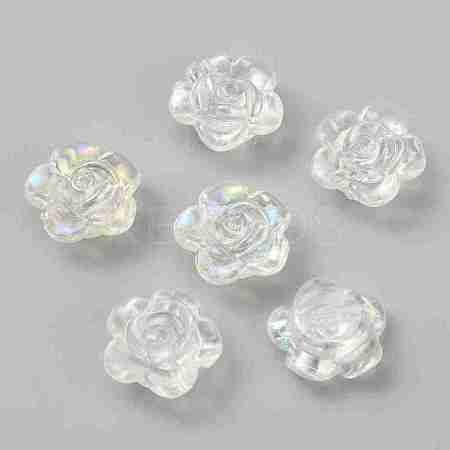 Transparent Plastic Bead KY-WH0049-02A-1