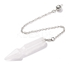 Natural Quartz Crystal Pointed Dowsing Pendulums G-Q184-04E-P-2