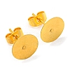Iron Stud Earring Findings IFIN-Q001-01D-G-1