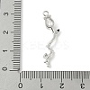 Brass Micro Pave Cubic Zirconia Pendants KK-M326-13D-P-3