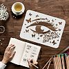 Plastic Reusable Drawing Painting Stencils Templates DIY-WH0202-267-3
