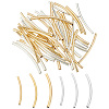 48Pcs 6 Styles Brass Tube Beads KK-BC0012-76-1