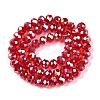 Electroplate Glass Beads Strands EGLA-A044-T8mm-B01-3