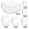 80Pcs 5 Styles PVC Resealable Packaging Bags ABAG-FH0001-09-2