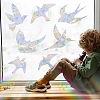 Halloween Pumpkin Rainbow Prism Electrostatic Window Stickers PW-WGCBB5B-01-1