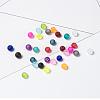 15 Colors Transparent Glass Beads FGLA-JQ0001-01-4mm-3
