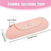 2Pcs 2 Colors Silicone Storage Bag for Cosmetics AJEW-HY0001-62-2