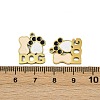304 Stainless Steel Enamel Pendants STAS-L302-24G-01-3