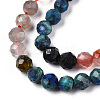 Natural & Synthetic Mixed Gemstone Beads Strands G-D080-A01-01-32-3