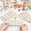 Wooden Foot Pads DIY-WH0021-57-3